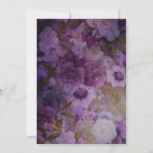 Moderne Arch Floral Bridal Dusche Einladung (Rückseite)