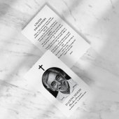 Moderne Arch Foto Christliche Gedenkkarten Visitenkarte