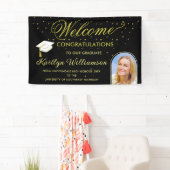 Moderne Arch Foto High School Graduation Party Banner (Insitu)