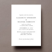 Moderne Arch Foto Hochzeit Einladung