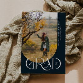 Moderne Arch Minimalistisch Foto Graduation Party Einladung