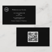 Moderne Arch QR-Code Professional Code Professiona Visitenkarte (Vorne/Hinten)