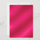 Moderne Arch Ruby 40. Hochzeitsjubiläumsfeier Einladung (Rückseite)