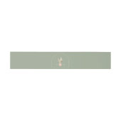 Moderne Arch Sage Green Wedding Einladungsbanderole (Flach)