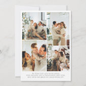 Moderne Arch Schrift Frohe Weihnachten (Rückseite)