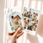 Moderne Arch Schrift Frohe Weihnachten