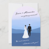 Moderne Arch Wedding Einladung (Vorderseite)