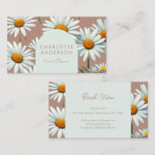 Moderne Arche Floral Visitenkarte (Vorne/Hinten)