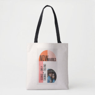 Moderne Arche, Orange und Rosa, Foto, Tasche