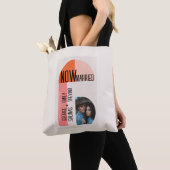 Moderne Arche, Orange und Rosa, Foto, Tasche (Von Nahem)