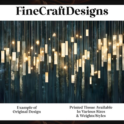 Moderne Architektur Ambient Lighting J2 Decoupage Seidenpapier