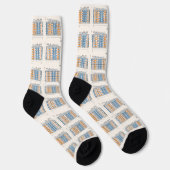Moderne Architektur-Bauplan Socken (Rechts)