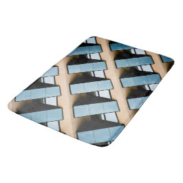 Moderne Architektur des Gebäude Badematte