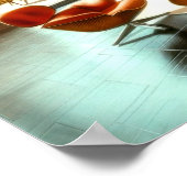 Moderne Architektur des Mittelalters Zeichnend Inn Poster (Ecke)