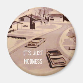 Moderne Architektur des MittelJahrhunderts Magnet