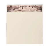 Moderne Architektur des Mitteljahrhunderts Notizblock (Vorderseite)