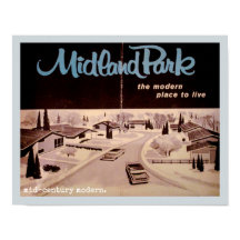 Moderne Architektur des Mitteljahrhunderts