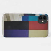Moderne Architektur-Farbbblock-Abstraktion Apple Case-Mate iPhone Hülle (Rückseite (Horizontal))
