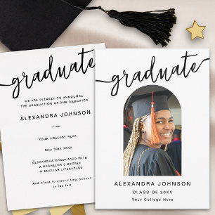 Moderne Architektur-Foto-Abschlussfeier Ankündigung