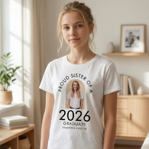 Moderne Architektur Foto Stolz Schwester des 2026 T-Shirt
