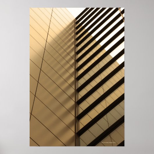 Moderne Architektur, gelb Poster (Vorne)