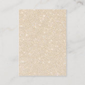 Moderne Architektur & Gold Glitter QR-Code RSVP De Begleitkarte (Rückseite)