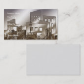 Moderne Architektur Visitenkarte (Vorne/Hinten)