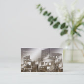 Moderne Architektur Visitenkarte (Stehend Vorderseite)