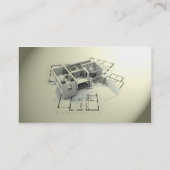 Moderne Architektur Visitenkarte (Rückseite)