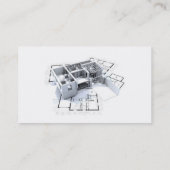 Moderne Architektur Visitenkarte (Rückseite)