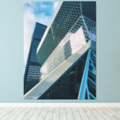 Moderne Architektur von Seattle Leinwanddruck (Insitu (Holzboden))