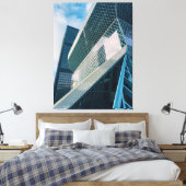 Moderne Architektur von Seattle Leinwanddruck (Insitu (Schlafzimmer))