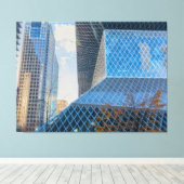 Moderne Architektur von Seattle Leinwanddruck (Insitu (Holzboden))