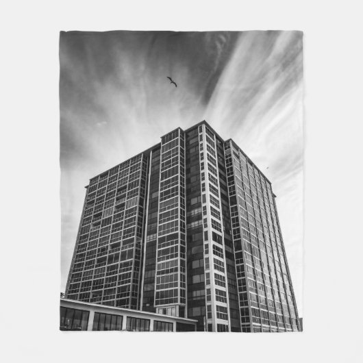 Moderne Architekturdecke | Stadt-Design-Set Fleecedecke (Vorderseite)