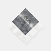 Moderne Aries Zodiac Signing Grunge Not Style Serviette (Ecke)