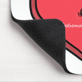 Moderne Arrow & Heart Valentins Liebe Chic Custom Mousepad (Ecke)
