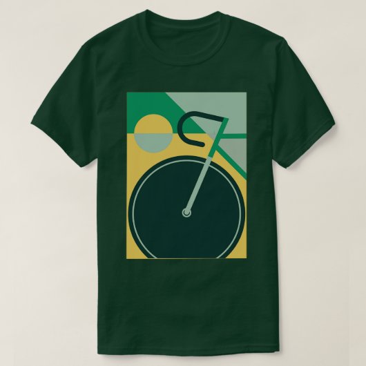 Moderne Art Bicycle Graphic 1 T-Shirt (Design vorne)