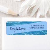 Moderne Art-blaues Wasser und blaues diagonales (Insitu)