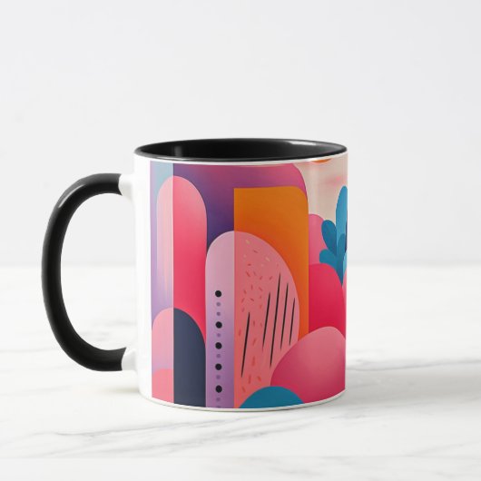 Moderne Art Classic Tasse, 11 oder 15 oz Tasse (Links)