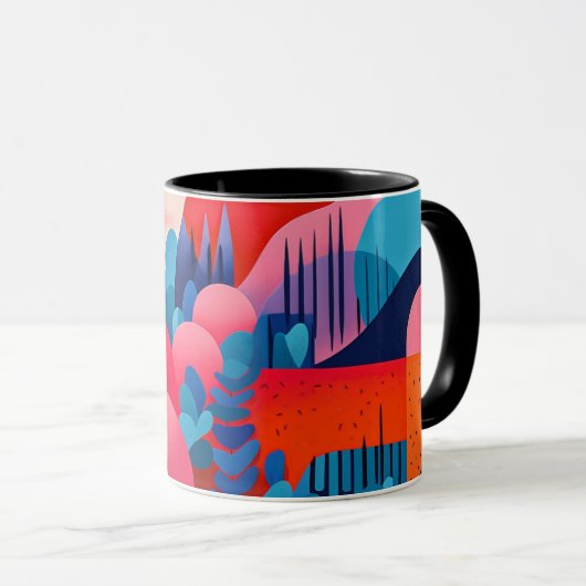 Moderne Art Classic Tasse, 11 oder 15 oz Tasse (VorderseiteRechts)