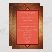 Moderne Art Deco Gatsby Glittery Hochzeitsfeier Ei (Vorne/Hinten)