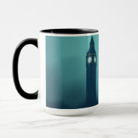 Moderne Art Deco London Nebel Stadtansicht Individ