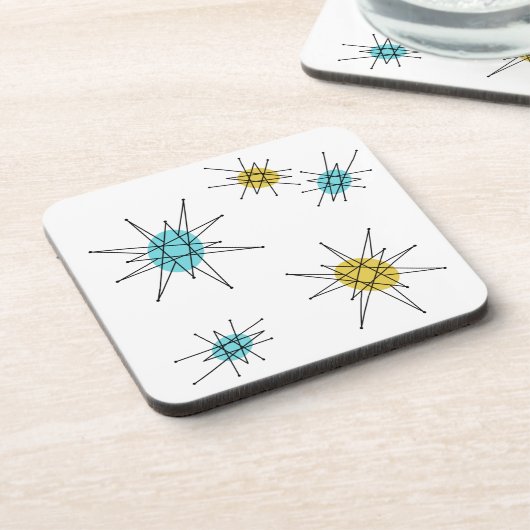 Moderne Art der Mitte des Jahrhunderts, Getränkeuntersetzer (Linke Seite)