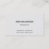 Moderne Art des Rosengoldgrauen Kristallwatercolor Visitenkarte (Rückseite)