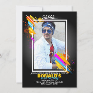 Moderne Art Frame Foto Einladung