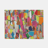 Moderne Art Geometric Deko Mehrfarben Doormat Fußmatte (Vorderseite)