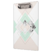 Moderne Art-geometrischer Entwurf Klemmbrett (Links)