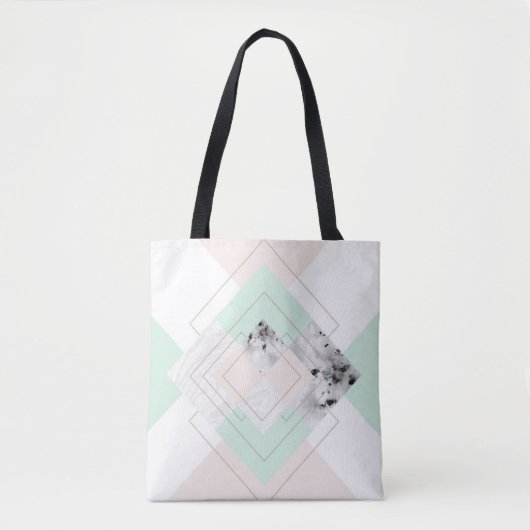 Moderne Art-geometrischer Entwurf Tasche (Vorderseite)