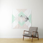 Moderne Art-geometrischer Entwurf Wandteppich (Beispiel)