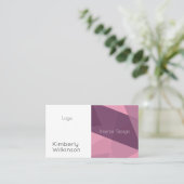 Moderne Art künstlerisch Visitenkarte (Stehend Vorderseite)